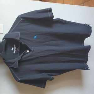 Tommy Bahama Large Black polo